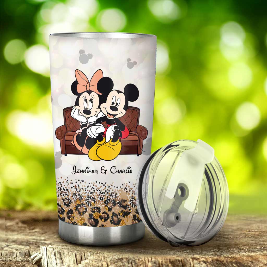 Personalized Mickey Mouse Tumbler Custom Couple Gift Stainless Steel Tumbler GradoCreations