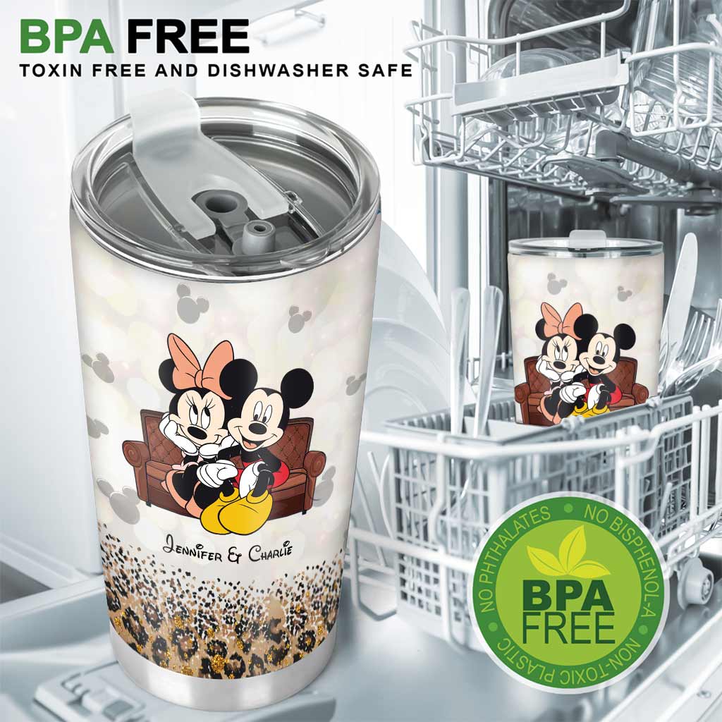 Personalized Mickey Mouse Tumbler Custom Couple Gift Stainless Steel Tumbler GradoCreations