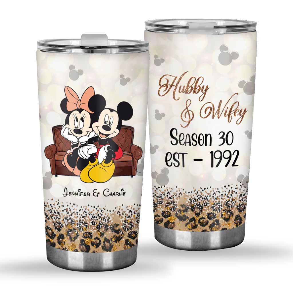 Personalized Mickey Mouse Tumbler Custom Couple Gift Stainless Steel Tumbler GradoCreations