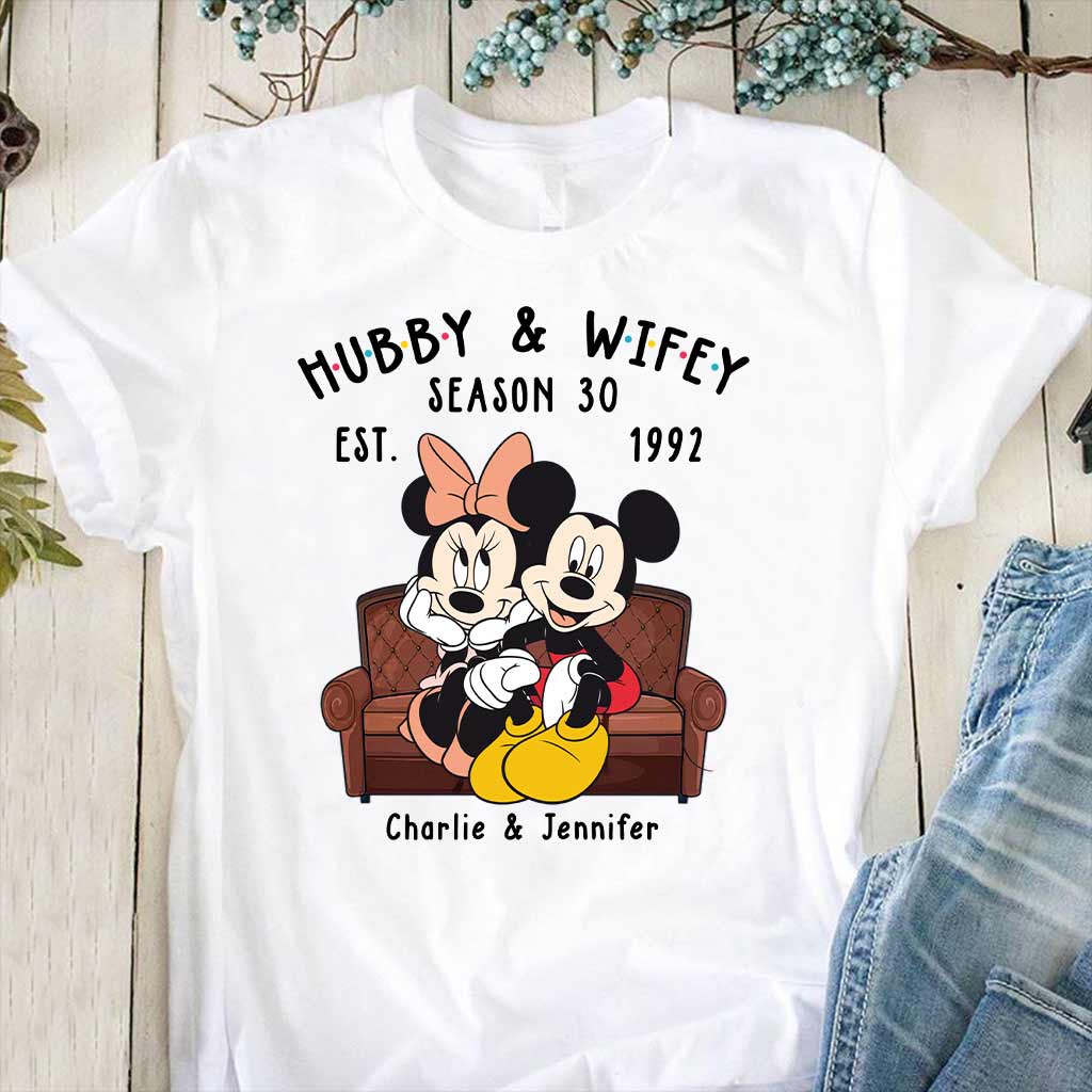 Personalized Couple Mouse T-shirt & Hoodie Gift for Anniversaries T-shirt & Hoodie GradoCreations