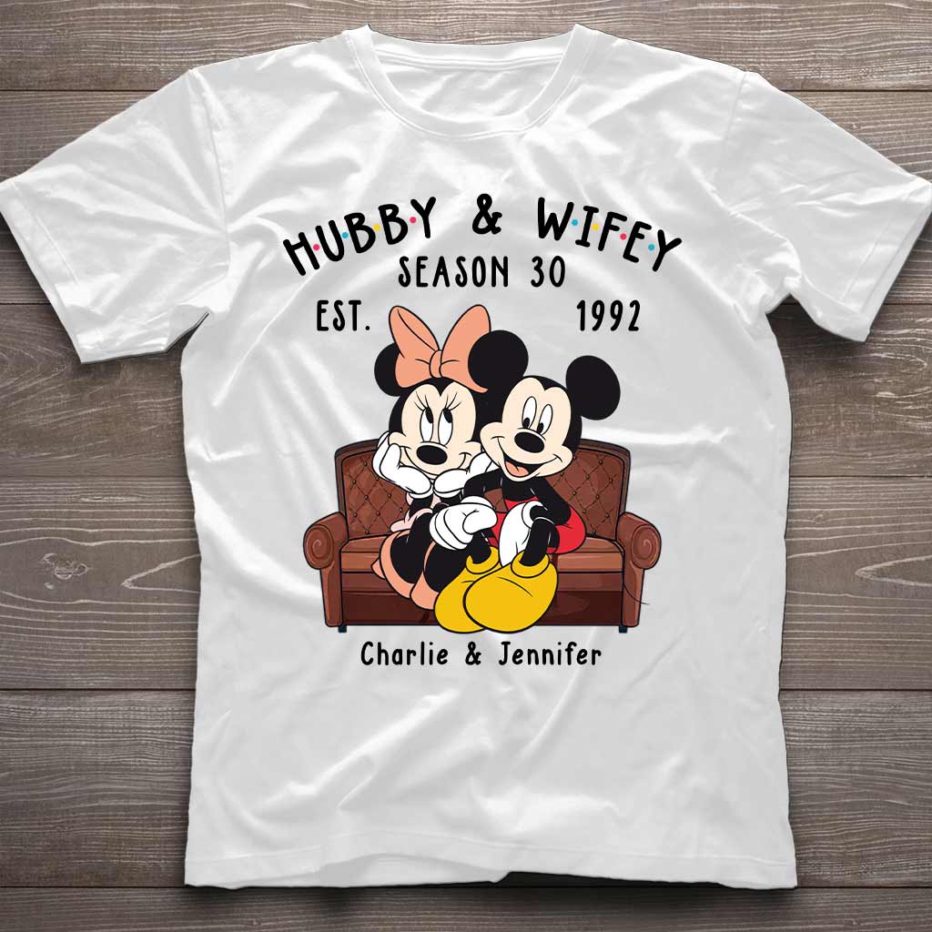 Personalized Couple Mouse T-shirt & Hoodie Gift for Anniversaries T-shirt & Hoodie GradoCreations