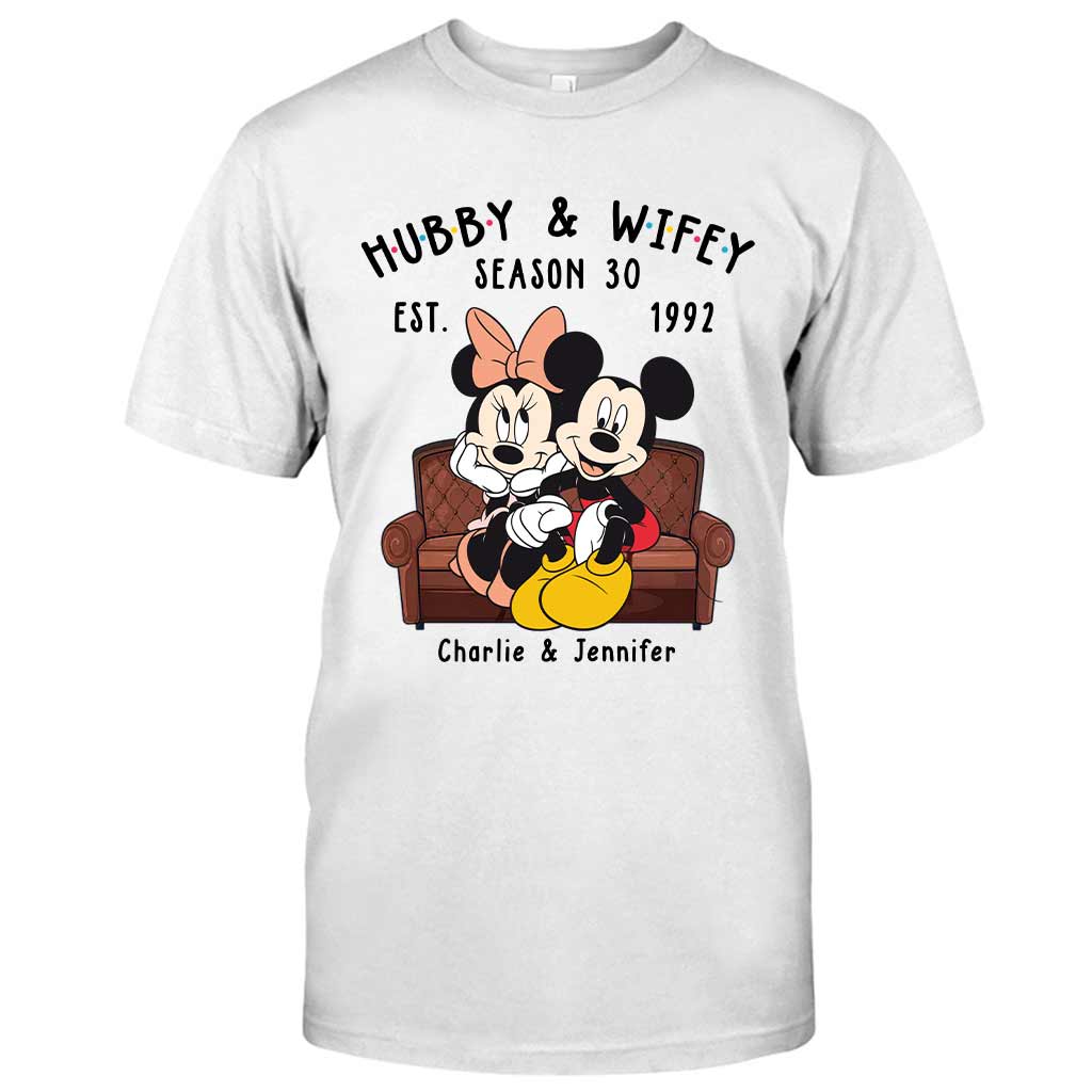 Personalized Couple Mouse T-shirt & Hoodie Gift for Anniversaries T-shirt & Hoodie GradoCreations