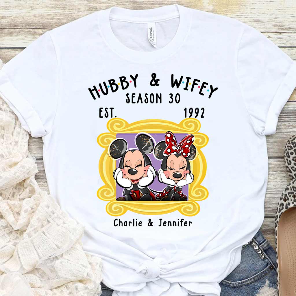 Personalized Couple T-shirt and Hoodie with Cute Design for Anniversary T-shirt & Hoodie GradoCreations