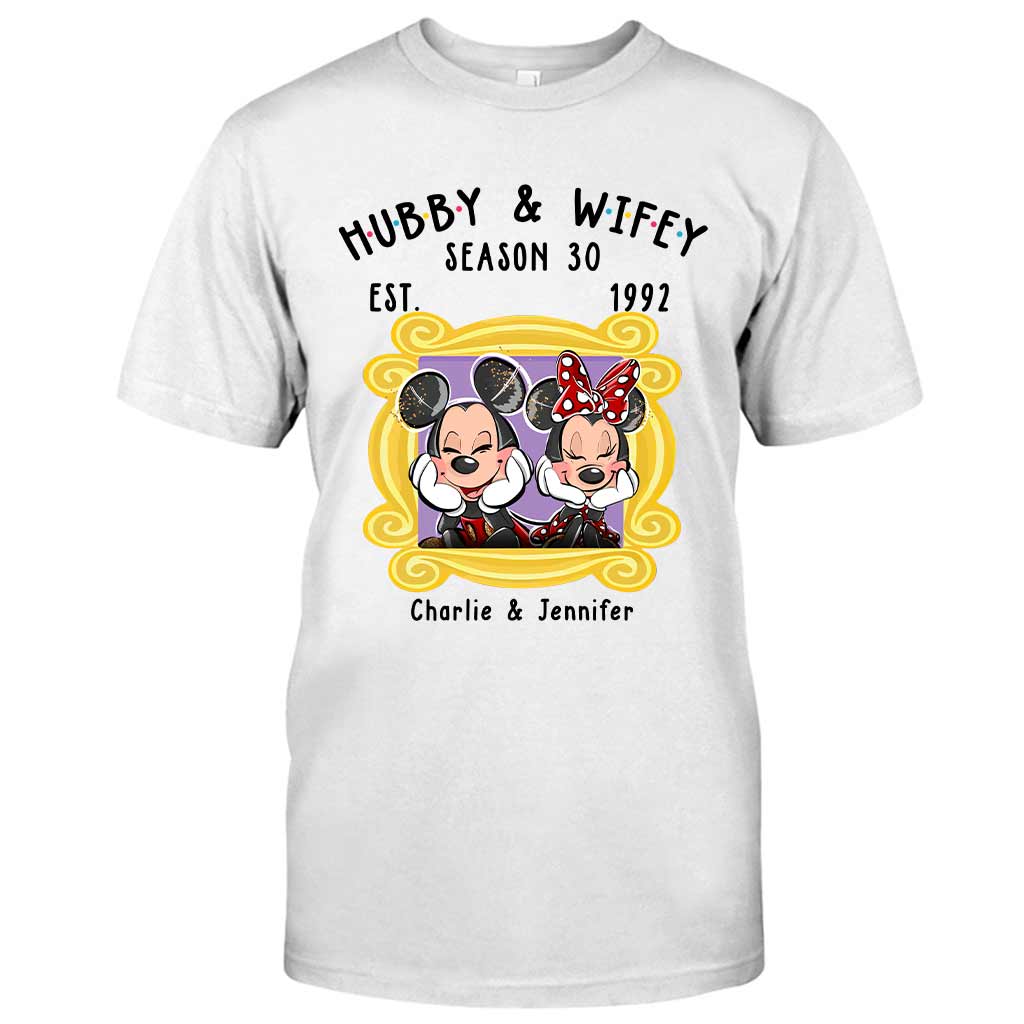 Personalized Couple T-shirt and Hoodie with Cute Design for Anniversary T-shirt & Hoodie GradoCreations