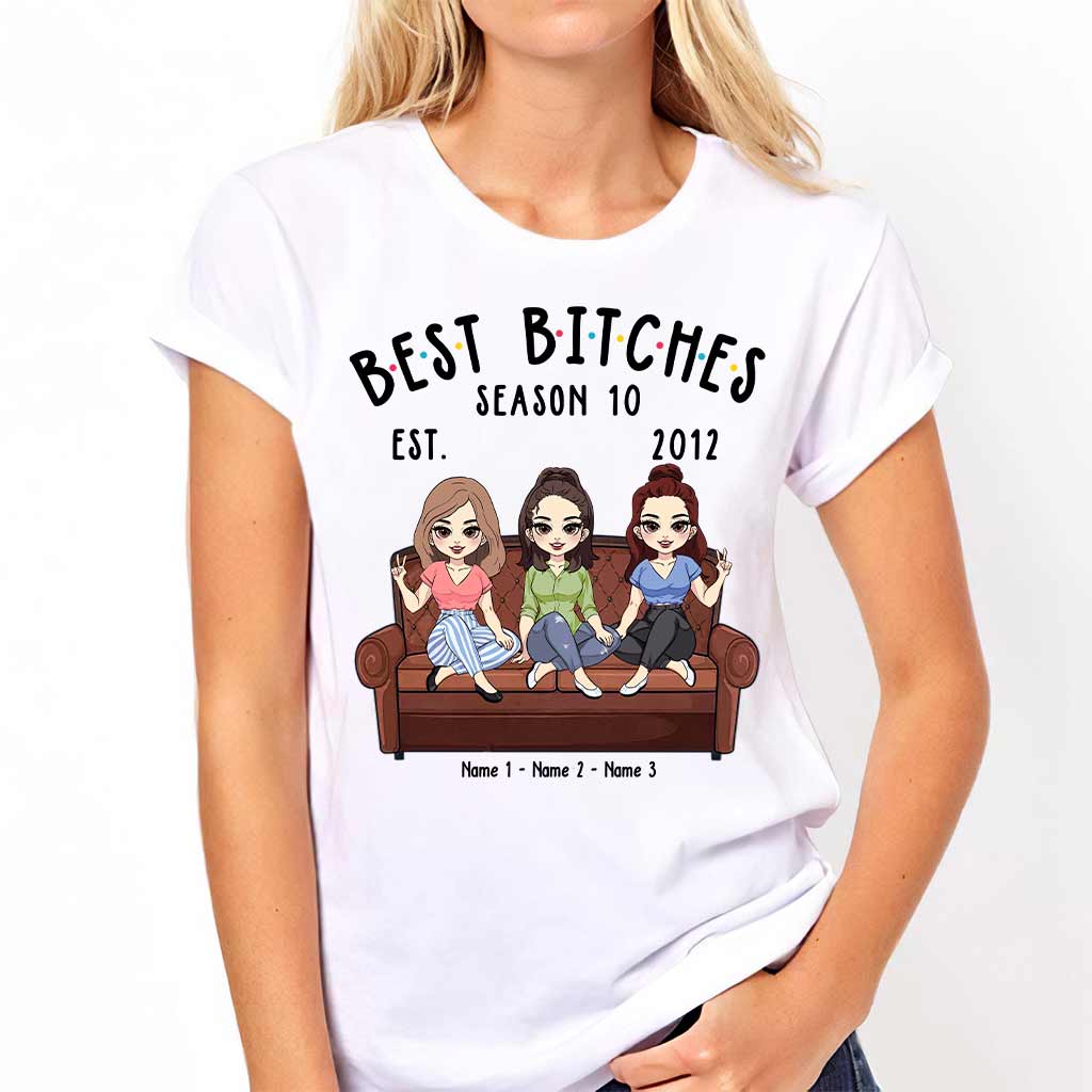 Personalized Bestie T-shirt and Hoodie Gift for Friends T-shirt & Hoodie GradoCreations