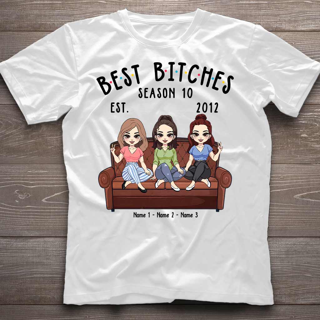 Personalized Bestie T-shirt and Hoodie Gift for Friends T-shirt & Hoodie GradoCreations
