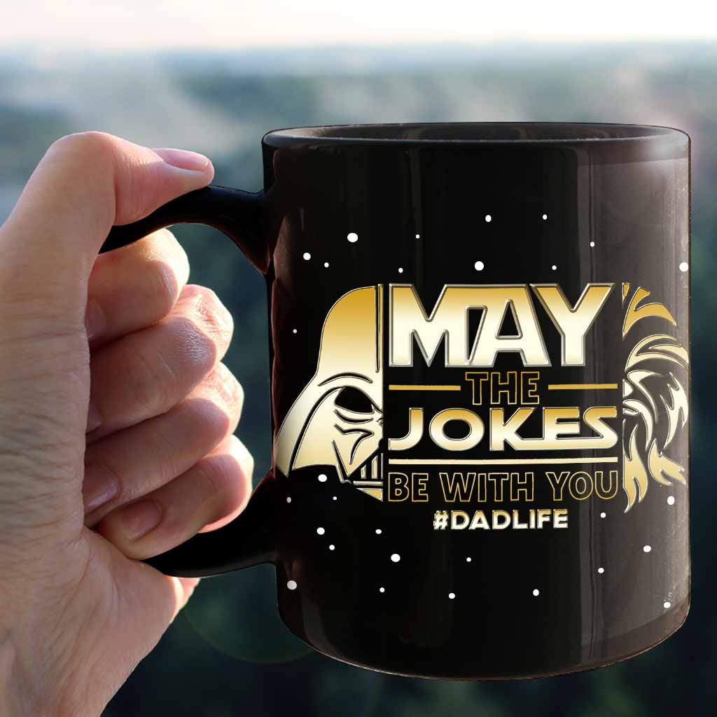 Personalized Father's Day Mug May The Jokes Be With You Gift Mug GradoCreations