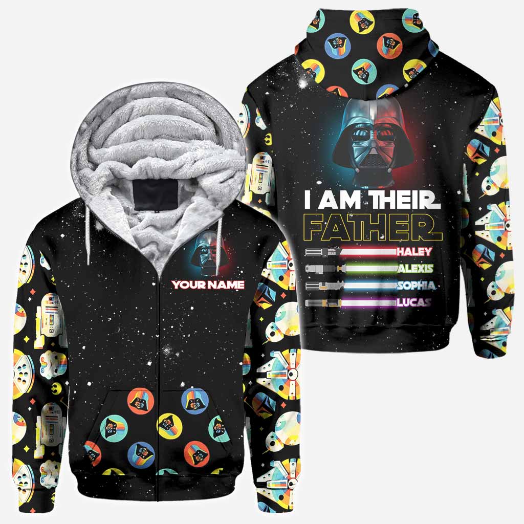 Personalized 'I Am Their Father' All Over Hoodie Unique Gift for Dad All Over Shirt GradoCreations