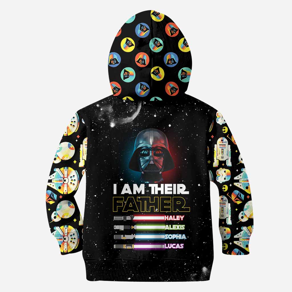 Personalized 'I Am Their Father' All Over Hoodie Unique Gift for Dad All Over Shirt GradoCreations