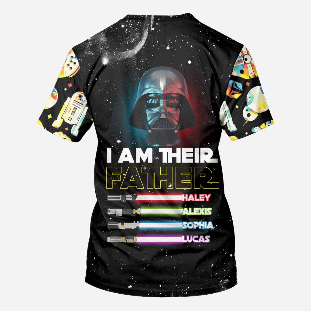 Personalized 'I Am Their Father' All Over Hoodie Unique Gift for Dad All Over Shirt GradoCreations