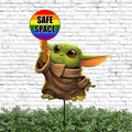 Personalized Safe Space Metal Garden Art LGBT Support Decor Metal Garden Art GradoCreations