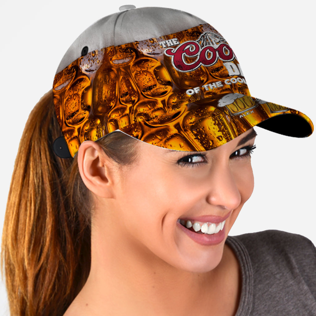 Personalized Cool Dad Classic Cap Custom Name Gift for Dad Classic Cap GradoCreations
