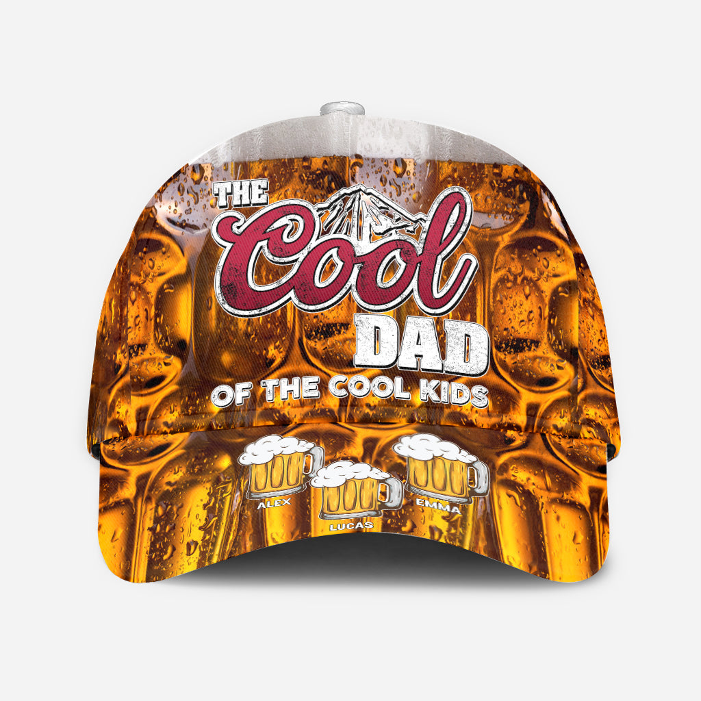 Personalized Cool Dad Classic Cap Custom Name Gift for Dad Classic Cap GradoCreations
