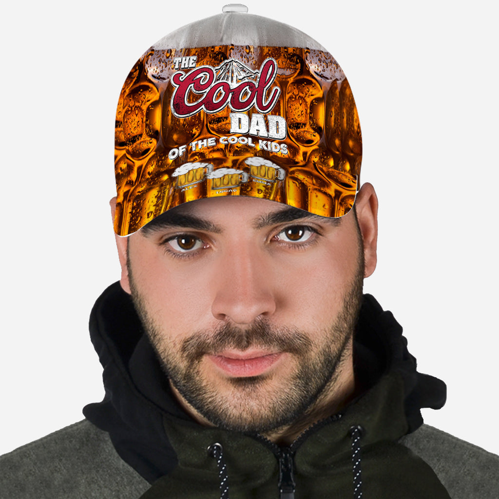 Personalized Cool Dad Classic Cap Custom Name Gift for Dad Classic Cap GradoCreations