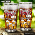 Personalized Tumbler for Dad Custom Drinkware Gift Tumbler GradoCreations
