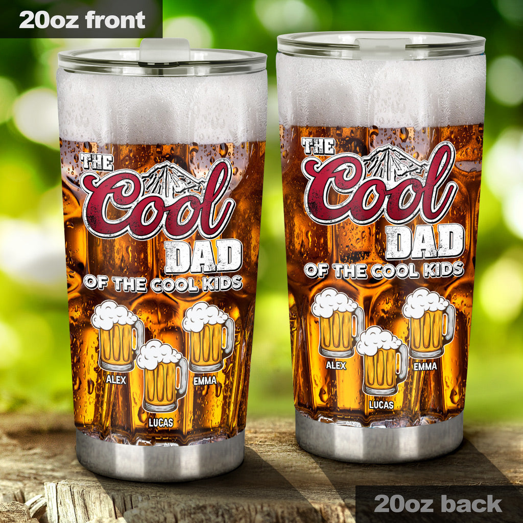 Personalized Tumbler for Dad Custom Drinkware Gift Tumbler GradoCreations