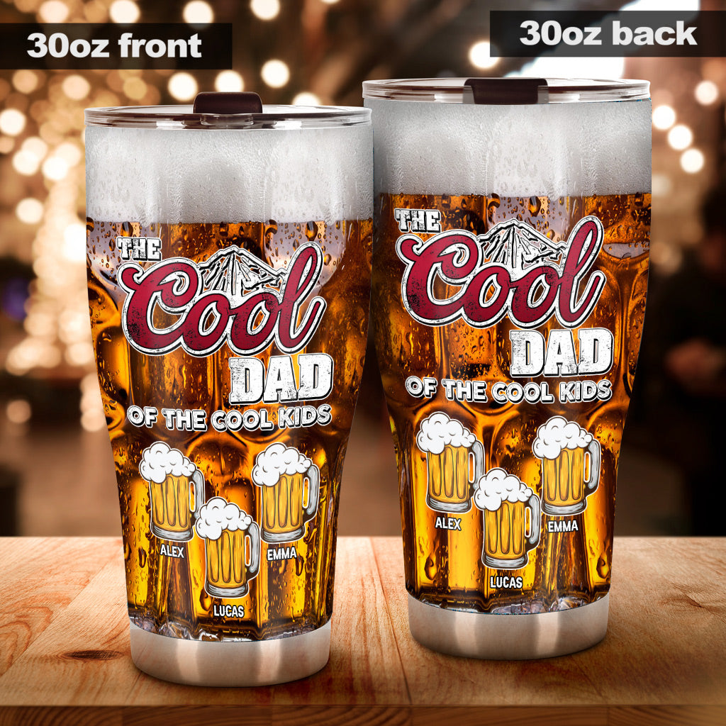 Personalized Tumbler for Dad Custom Drinkware Gift Tumbler GradoCreations