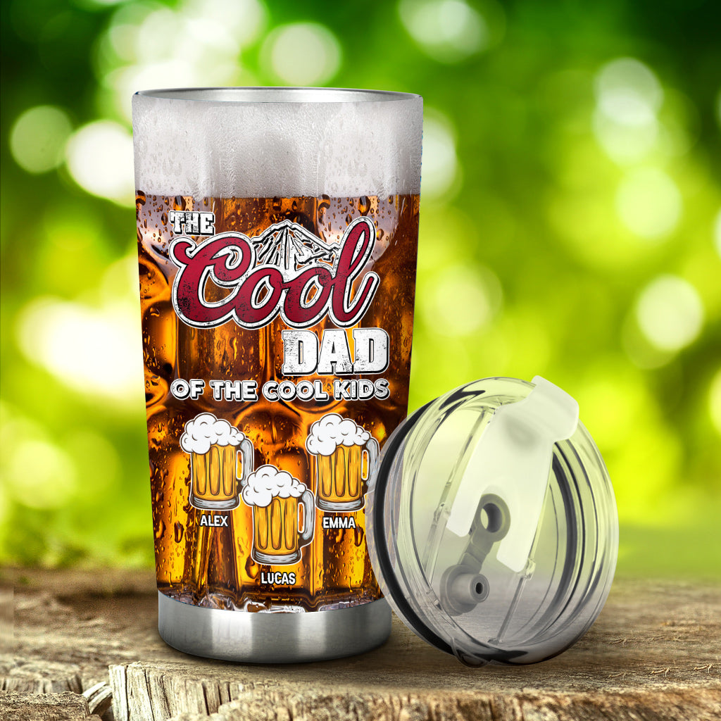 Personalized Tumbler for Dad Custom Drinkware Gift Tumbler GradoCreations