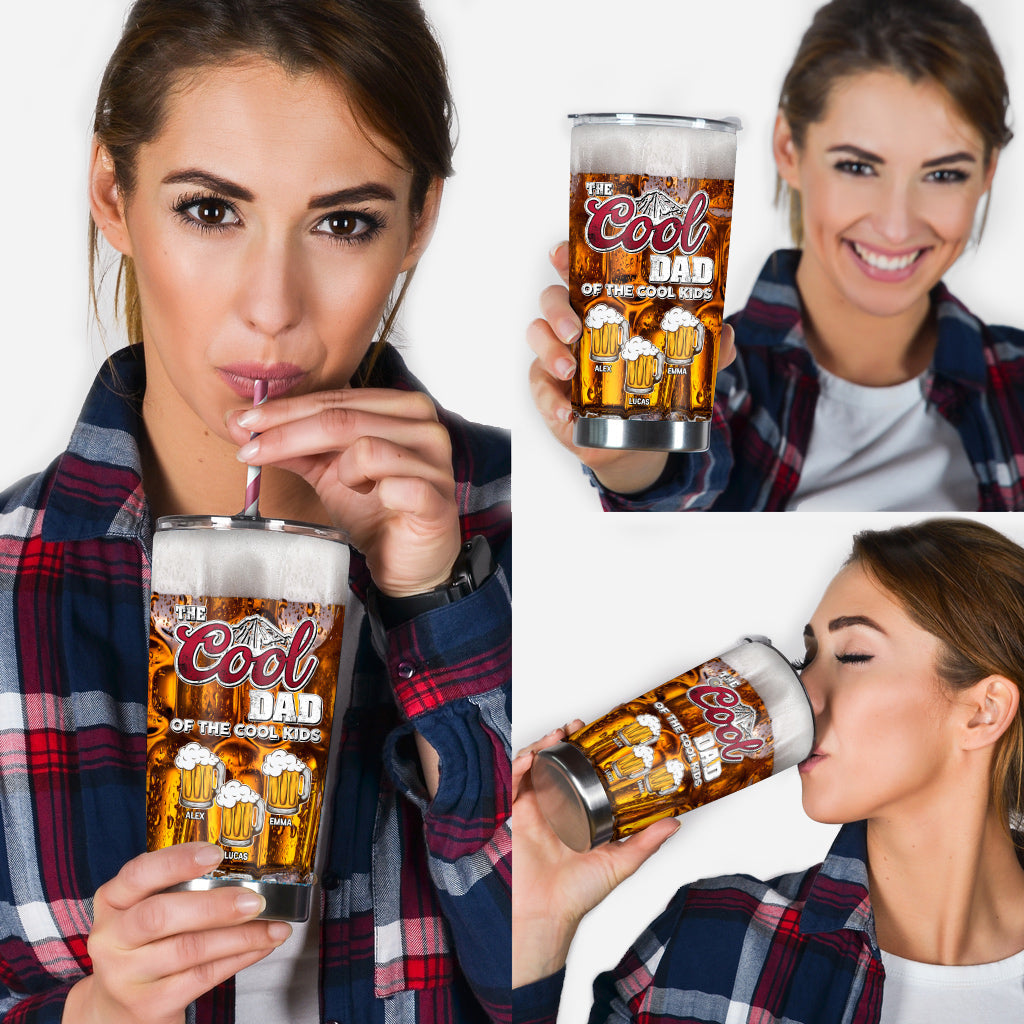 Personalized Tumbler for Dad Custom Drinkware Gift Tumbler GradoCreations