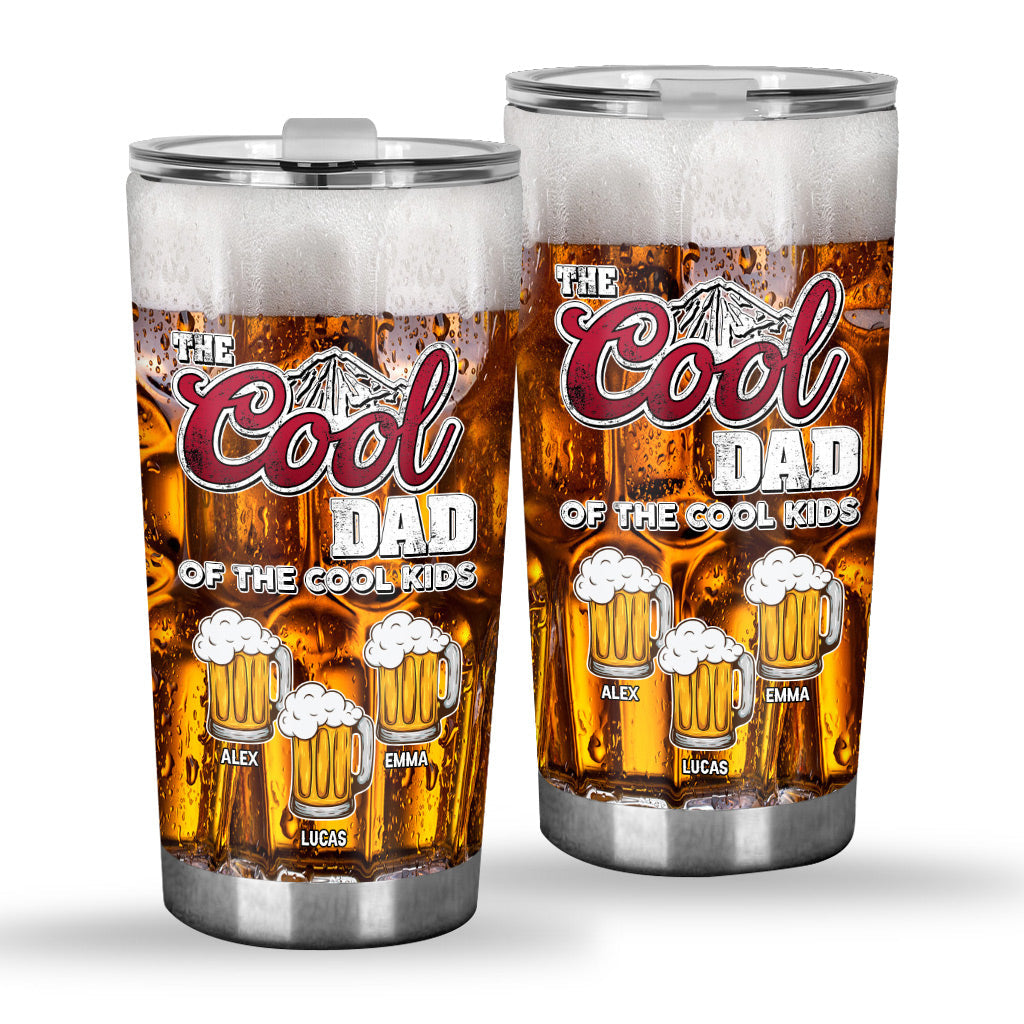 Personalized Tumbler for Dad Custom Drinkware Gift Tumbler GradoCreations