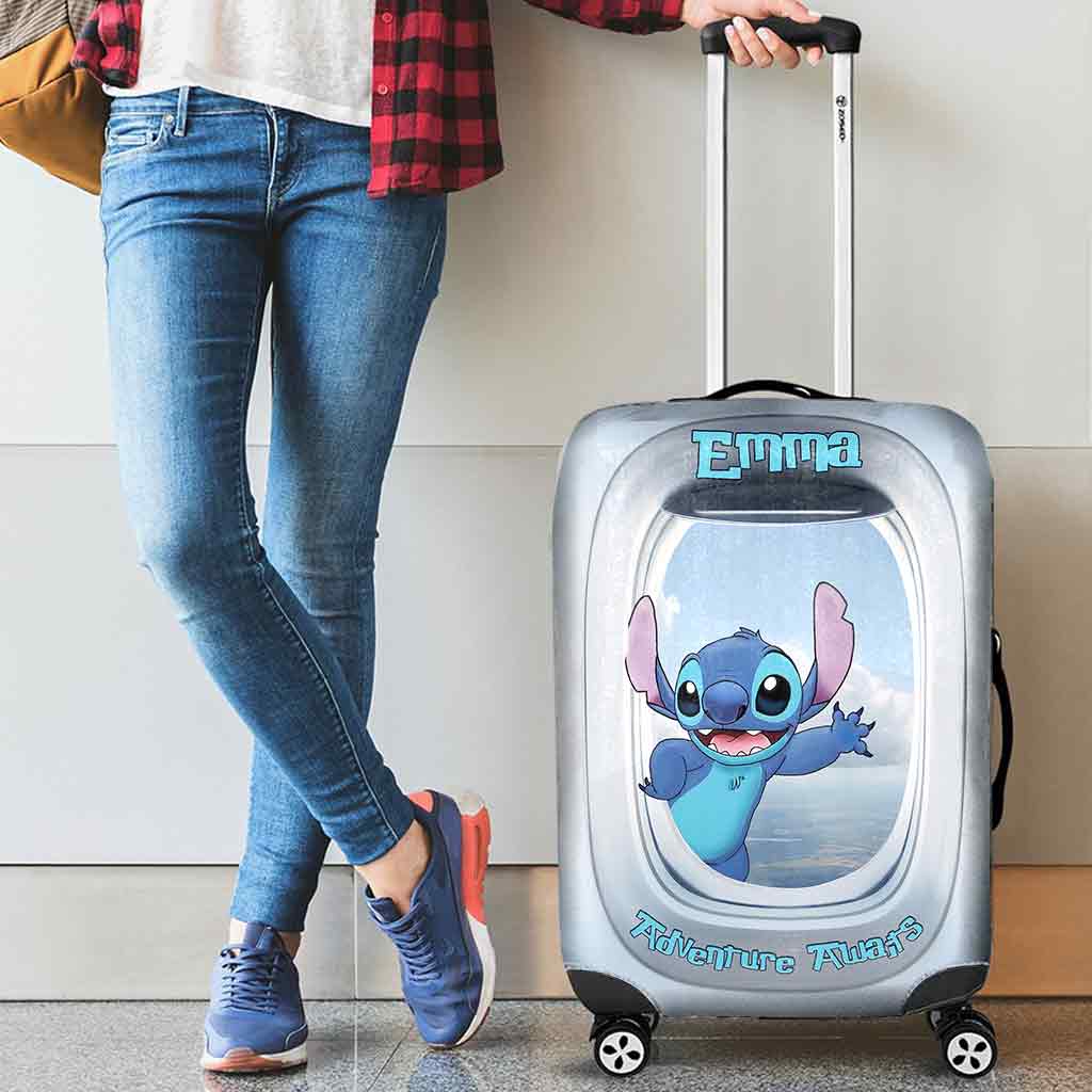 Personalized Ohana Luggage Cover for Kids Custom Name Travel Gift Luggage Cover GradoCreations