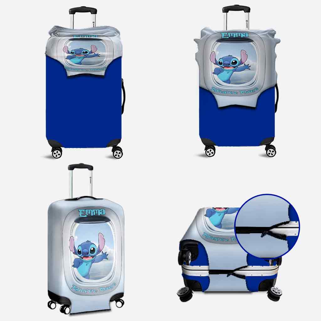 Personalized Ohana Luggage Cover for Kids Custom Name Travel Gift Luggage Cover GradoCreations