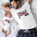 Personalized Cool Dad & Baby Onesie Set Custom Gift for Father T-shirt And Baby Onesie GradoCreations