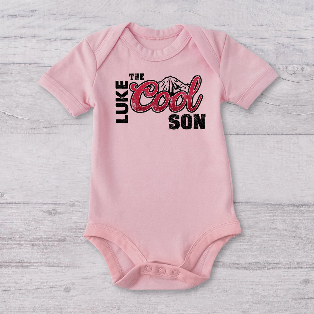 Personalized Cool Dad & Baby Onesie Set Custom Gift for Father T-shirt And Baby Onesie GradoCreations