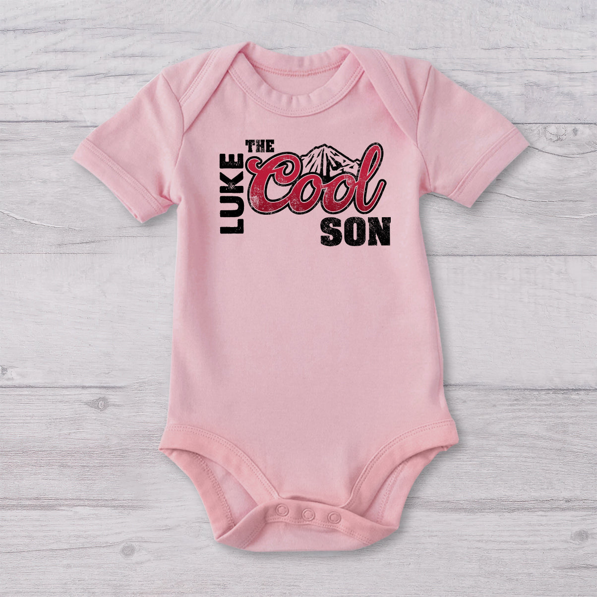 Personalized Cool Dad & Baby Onesie Set Custom Gift for Father T-shirt And Baby Onesie GradoCreations