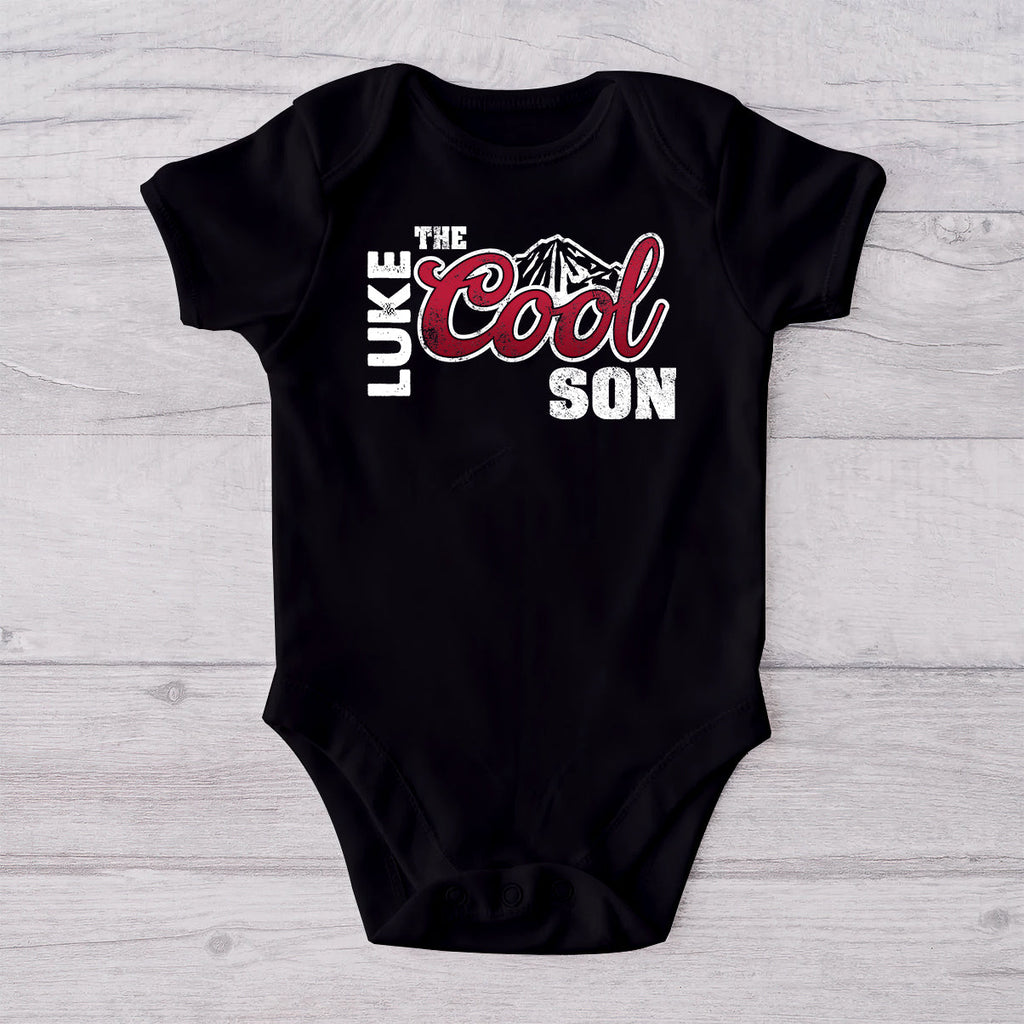 Personalized Cool Dad & Baby Onesie Set Custom Gift for Father T-shirt And Baby Onesie GradoCreations