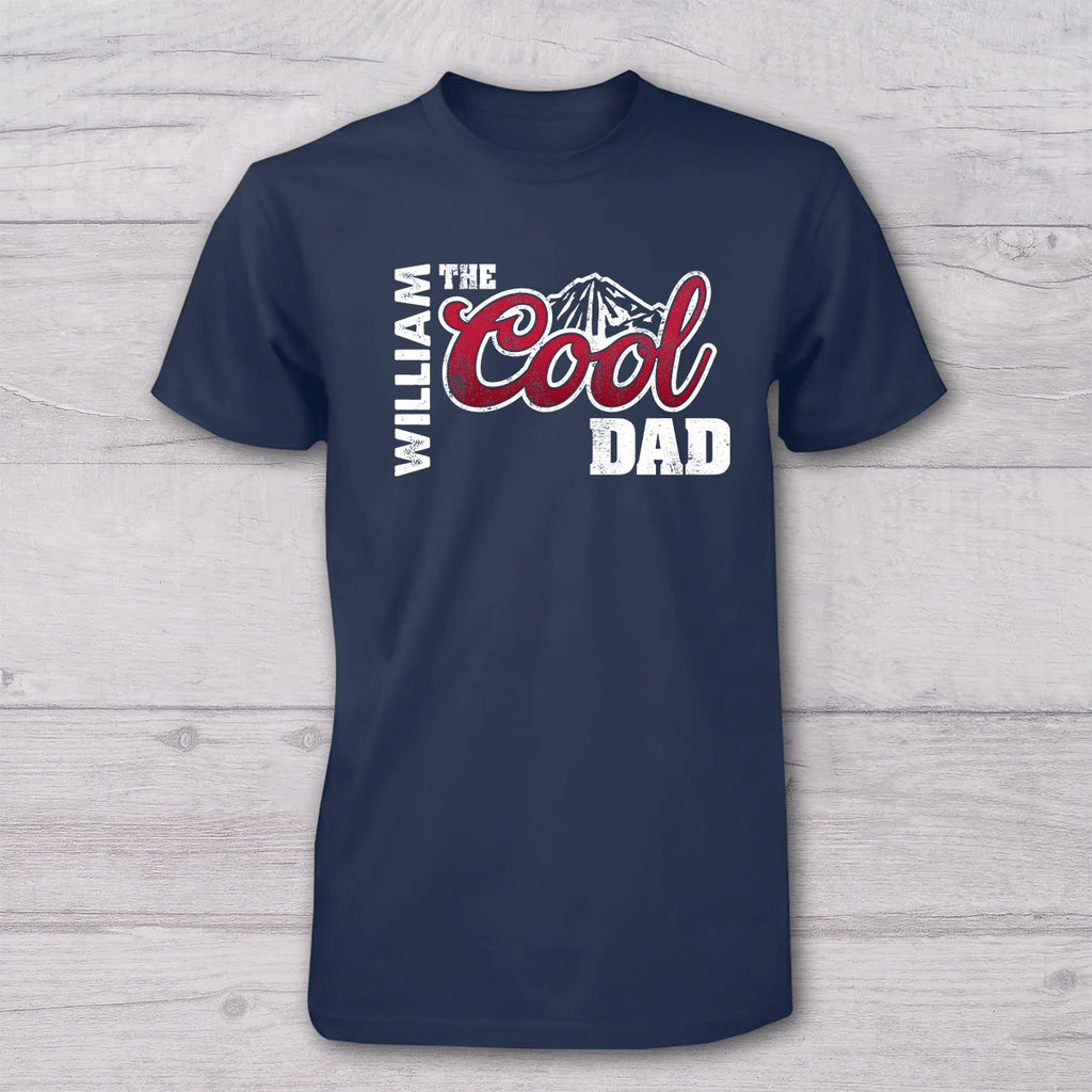 Personalized Cool Dad & Baby Onesie Set Custom Gift for Father T-shirt And Baby Onesie GradoCreations