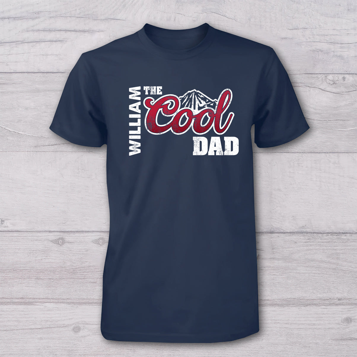 Personalized Cool Dad & Baby Onesie Set Custom Gift for Father T-shirt And Baby Onesie GradoCreations