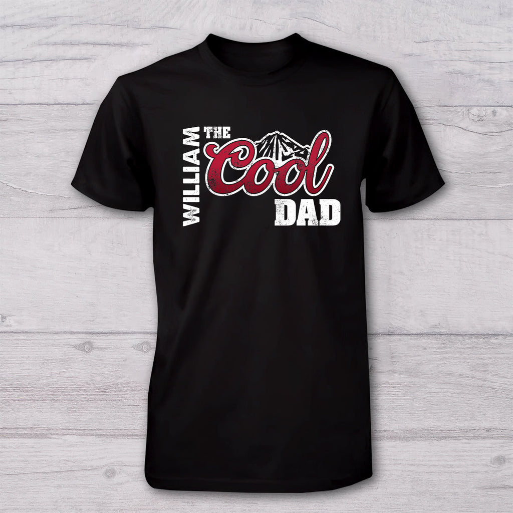 Personalized Cool Dad & Baby Onesie Set Custom Gift for Father T-shirt And Baby Onesie GradoCreations