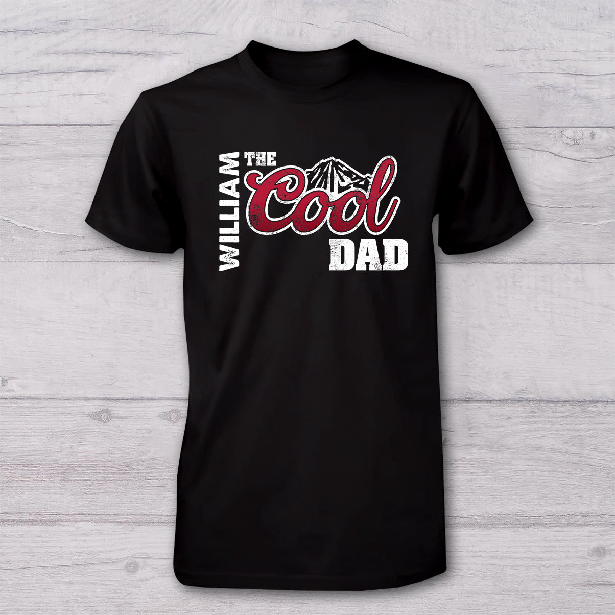 Personalized Cool Dad & Baby Onesie Set Custom Gift for Father T-shirt And Baby Onesie GradoCreations
