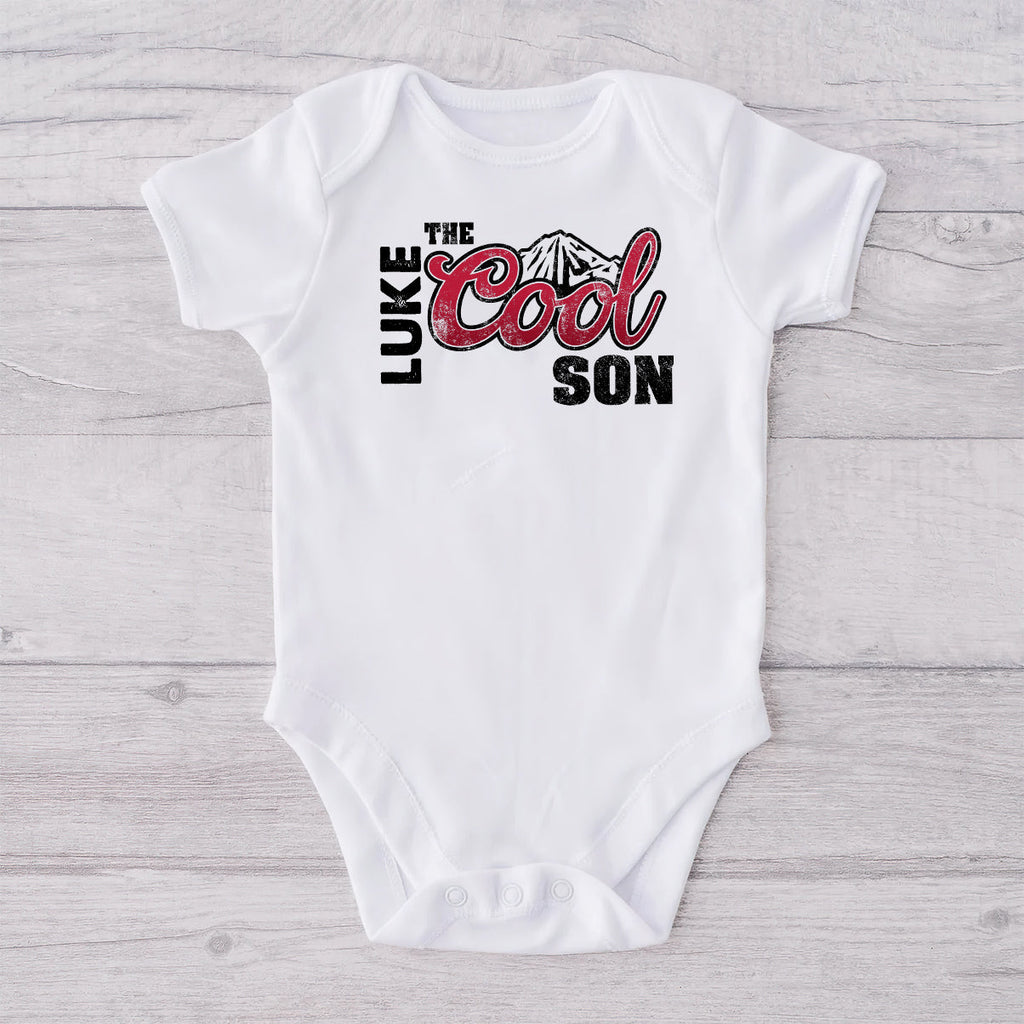 Personalized Cool Dad & Baby Onesie Set Custom Gift for Father T-shirt And Baby Onesie GradoCreations