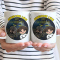 Personalized Awesome Like My Daughter Mug Custom Name Gift for Dad Mug GradoCreations