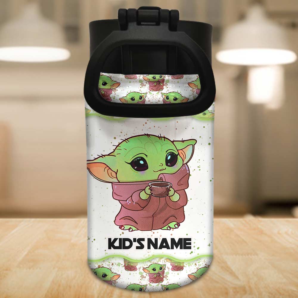 Personalized Kids Water Bottle with Cute Design & Name | Gift for Birthday, Back to School Kids Water Bottle GradoCreations
