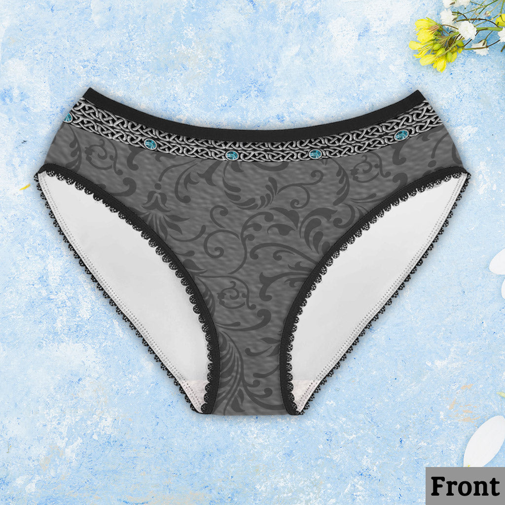 Personalized Lace Border Briefs and Boxer Briefs for Couples Lace Border Women Briefs And Men’s Boxer Briefs GradoCreations
