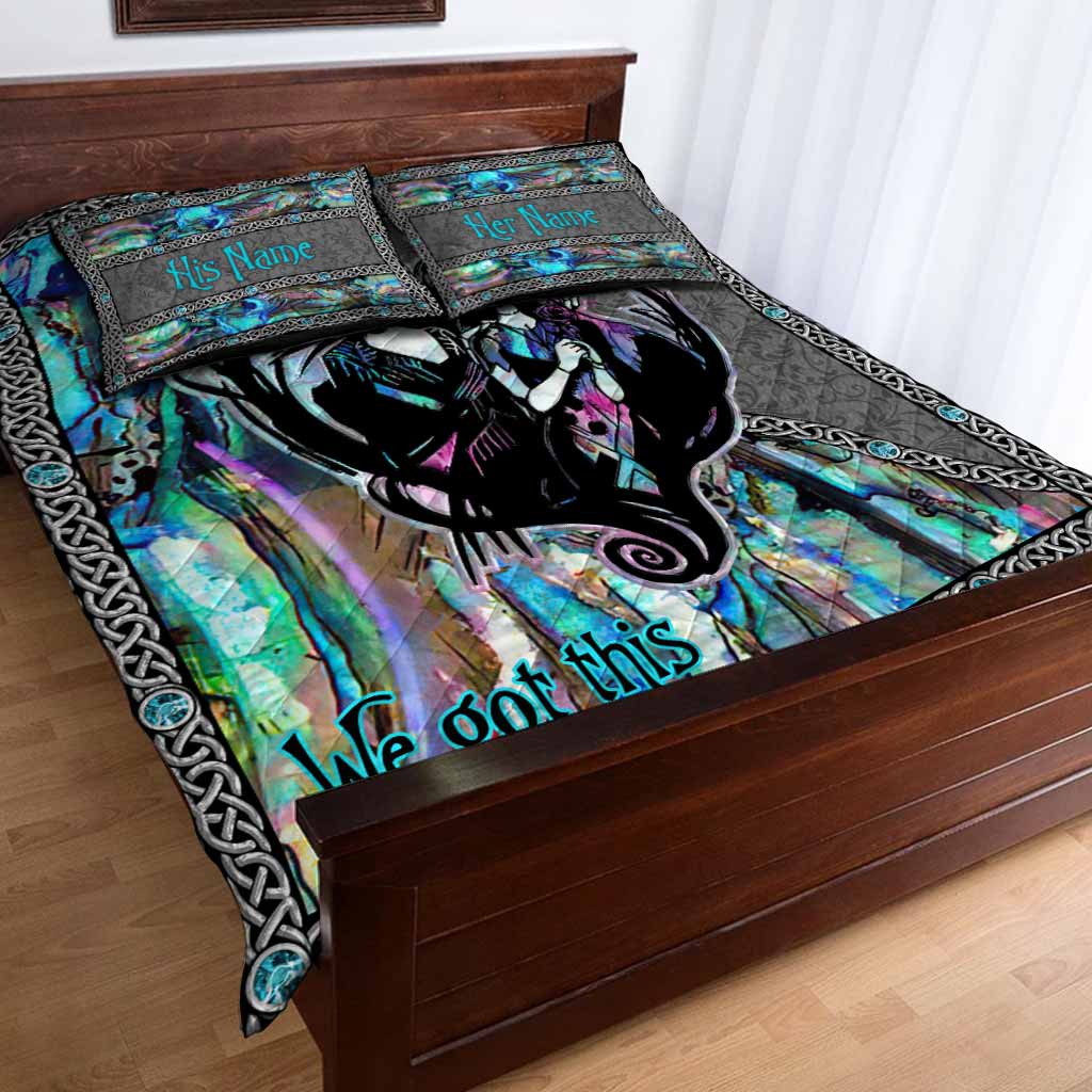 Personalized Nightmare Quilt Set Custom Name Halloween Gift Quilt Set GradoCreations