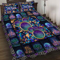 Personalized Mickey Mouse Quilt Set Custom Name Gift for Couples Quilt Set GradoCreations
