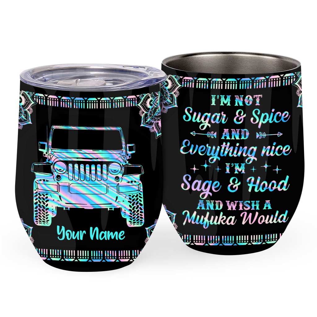 Personalized Stainless Steel Wine Tumbler Custom Name Gift Wine Tumbler GradoCreations