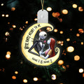 Personalized LED Acrylic Ornament for Couples Christmas Gift Led Acrylic Ornament GradoCreations