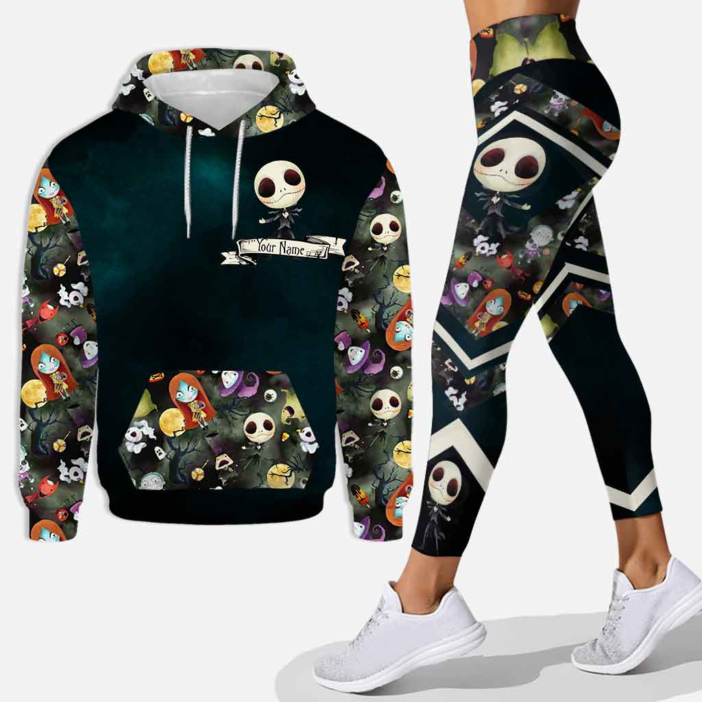 Personalized Nightmare Hoodie and Leggings Set for Mom or Dad Hoodie & Leggings GradoCreations