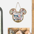 Personalized Mickey Mouse Wooden Sign Custom Names Gift for Couples Wood Sign GradoCreations