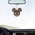Personalized 3D Mouse Ears Car Ornament Gift for Couples Car Ornament GradoCreations