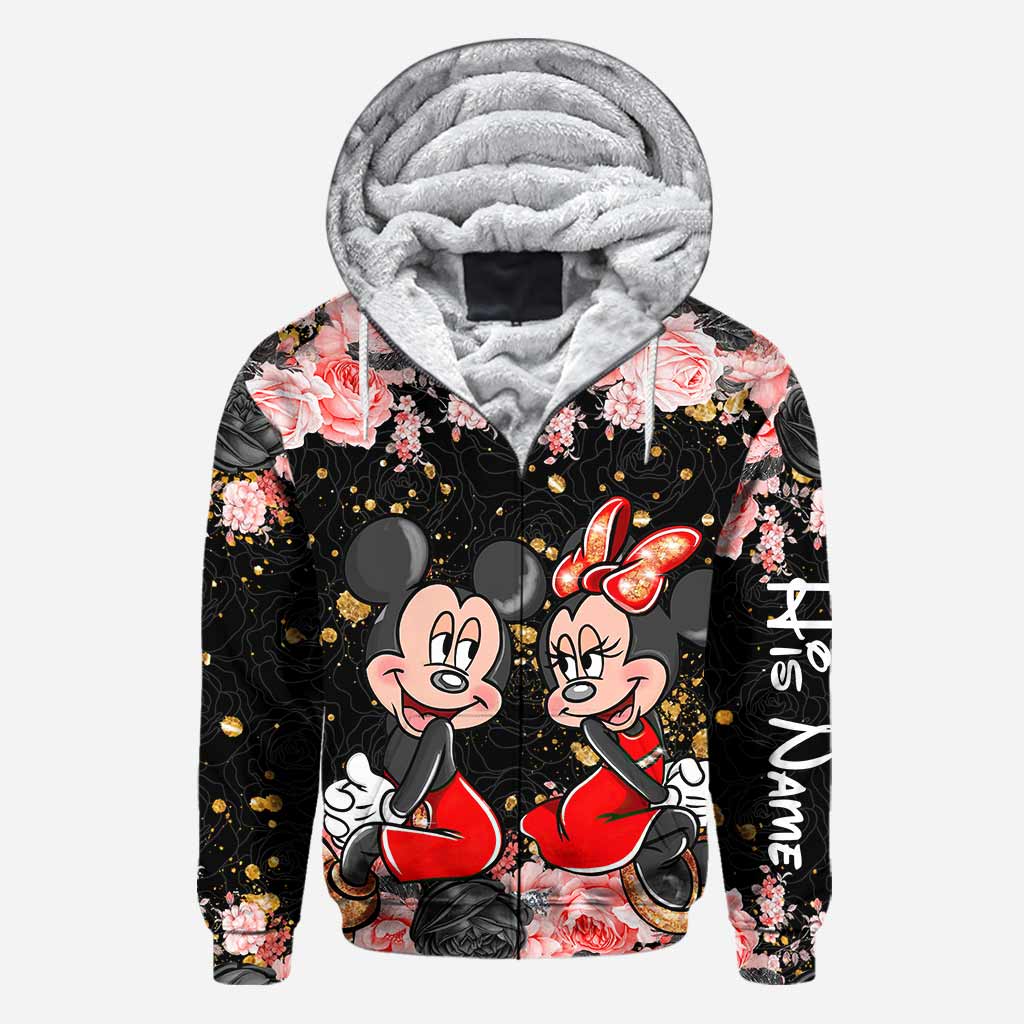 Personalized Couple Hoodie All Over Print Custom Names Gift Idea All Over Shirt GradoCreations