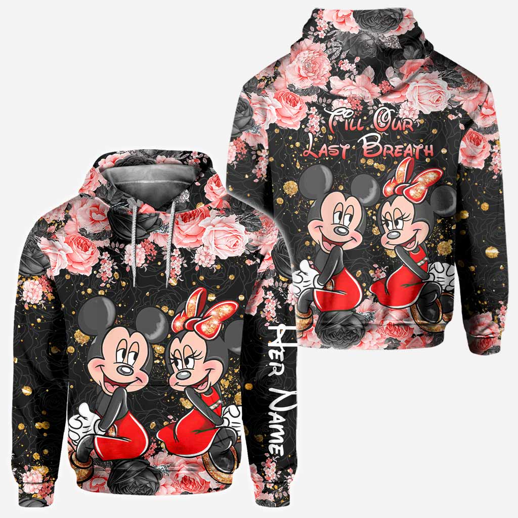 Personalized Couple Hoodie All Over Print Custom Names Gift Idea All Over Shirt GradoCreations