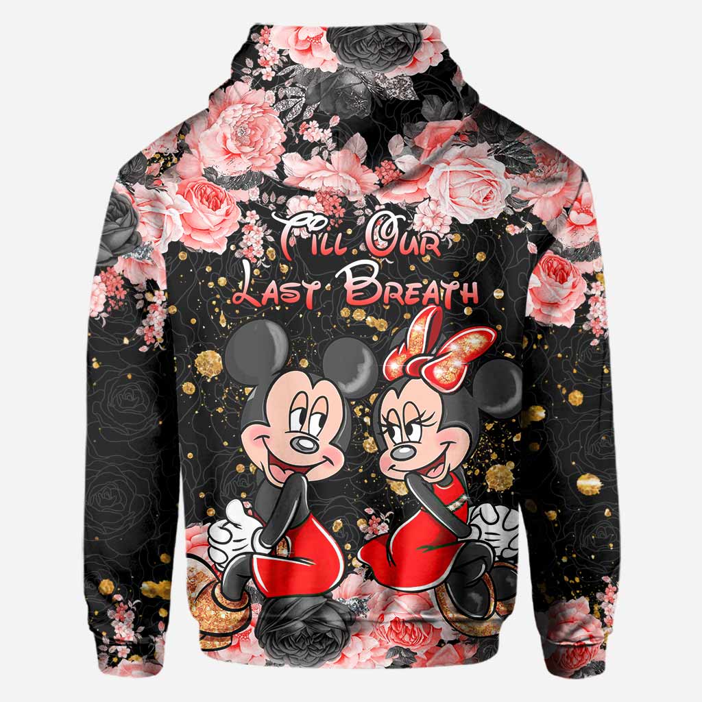 Personalized Couple Hoodie All Over Print Custom Names Gift Idea All Over Shirt GradoCreations