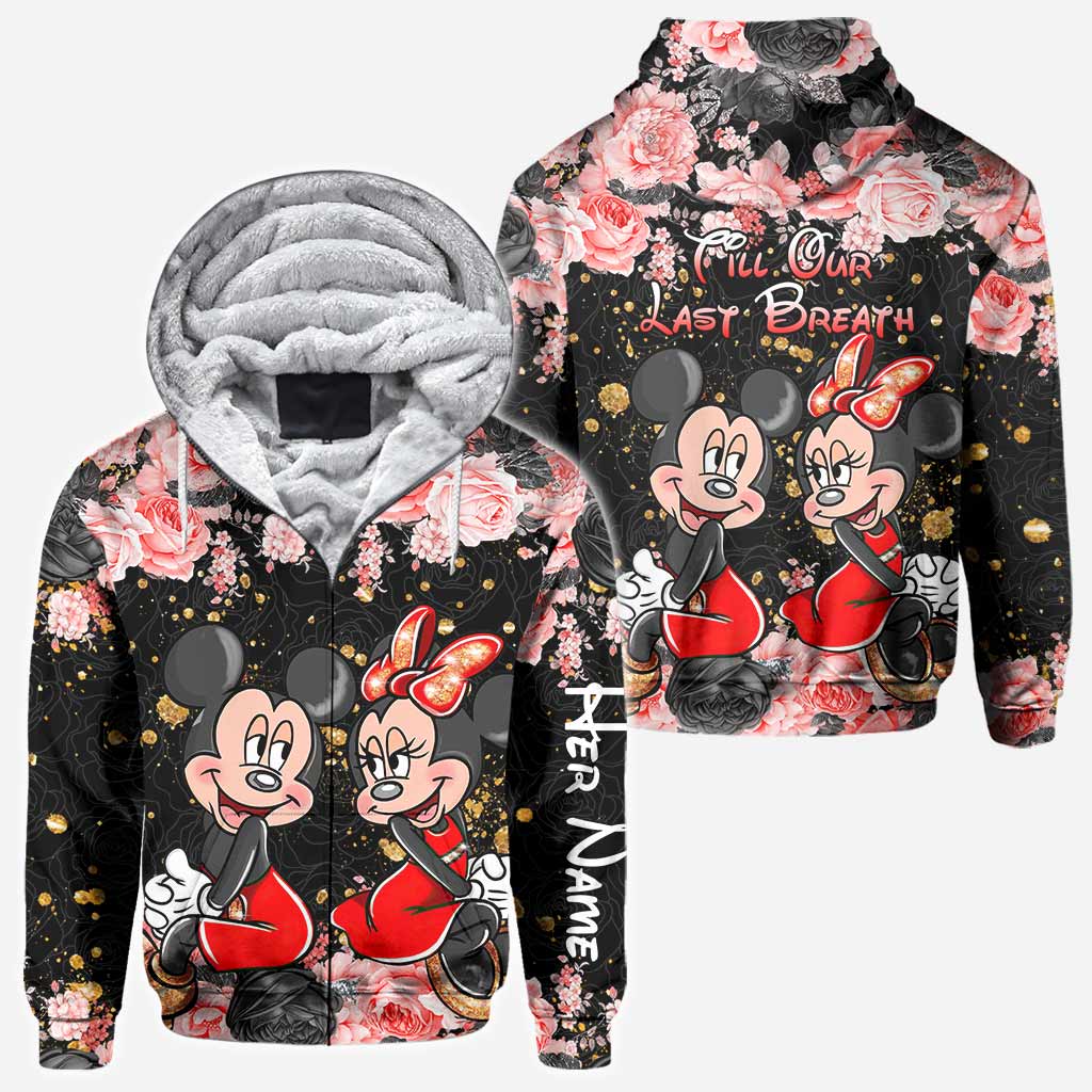 Personalized Couple Hoodie All Over Print Custom Names Gift Idea All Over Shirt GradoCreations