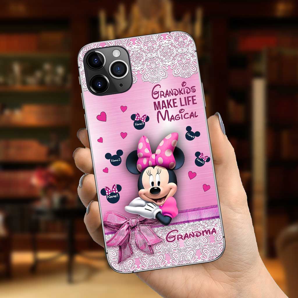 Personalized Grandma Phone Case with Grandkids Design Phone case GradoCreations